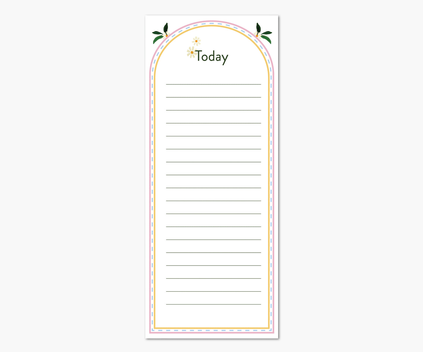 Happy Mind Daily Planner Notepads | 8.5"L x 3.5"W