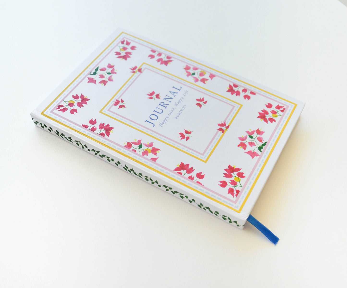 Happy Mind Hardcover Notebook | Journal | 8.5" L x 5.75" W