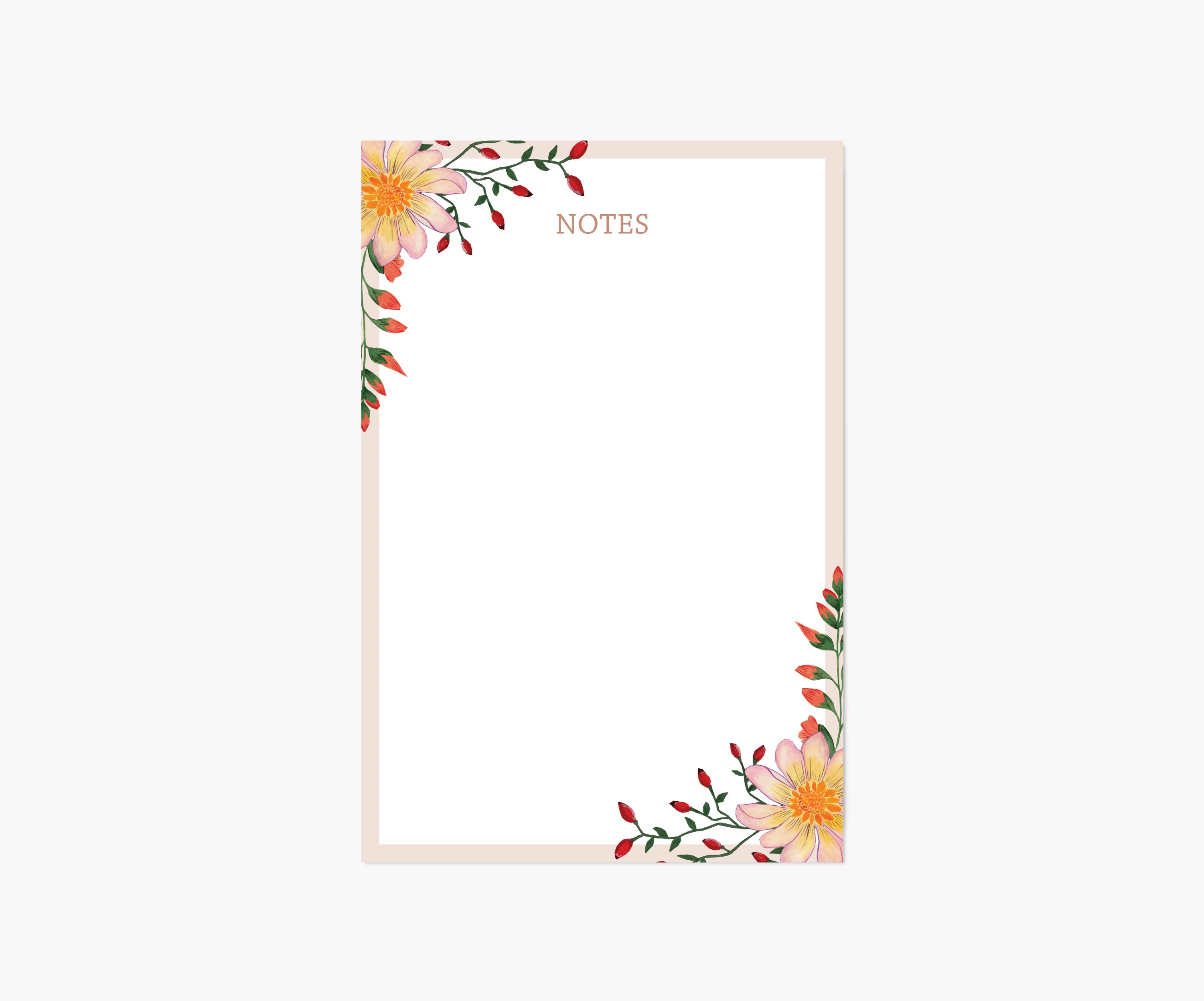 Pursyoo Orange Bud Notepads 6