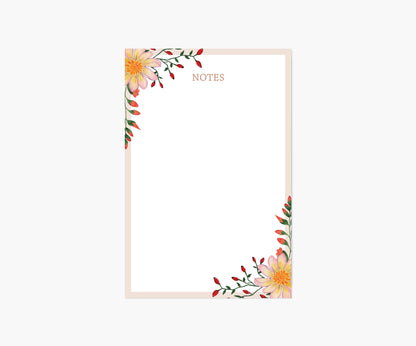 Leave beautiful notes for your loved ones with our floral notepads. They are ideal blank canvas with stylish designs to let your ideas flow. Jot down notes, plans and inspirations with ease.