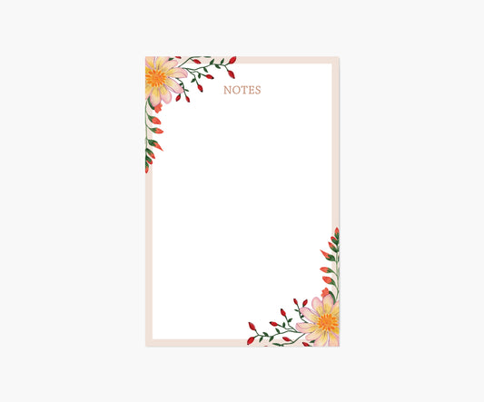 Leave beautiful notes for your loved ones with our floral notepads. They are ideal blank canvas with stylish designs to let your ideas flow. Jot down notes, plans and inspirations with ease.