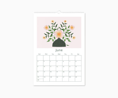 2024 Happy Blooms Appointment Calendar | 16.5"  x 11.7"