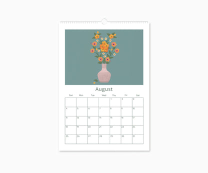 2024 Happy Blooms Appointment Calendar | 16.5"  x 11.7"