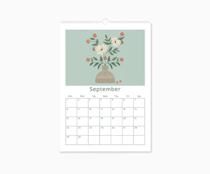 2024 Happy Blooms Appointment Calendar | 16.5"  x 11.7"