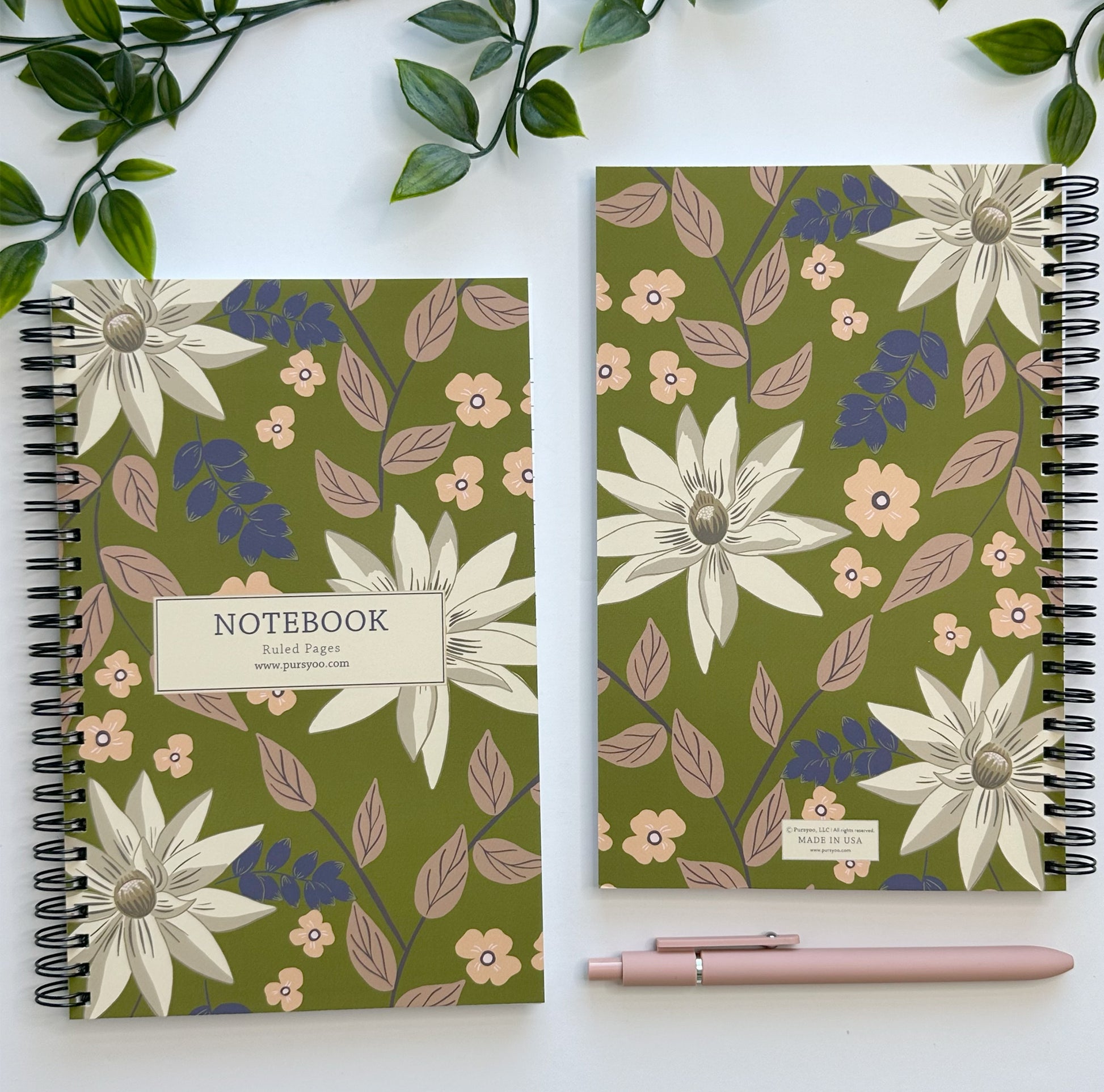 Ideal for both journaling and notetaking , this spiral notebook boasts stunning front and back covers adorned with a luxurious, soft velvety laminate. Whether you're capturing notes or expressing your thoughts, this notebook is the perfect blend of beauty and functionality.