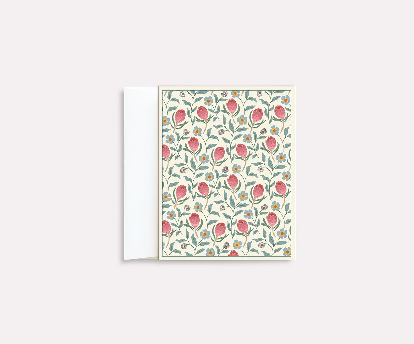 Serene Bloom Folded Notecard set of 8 cards