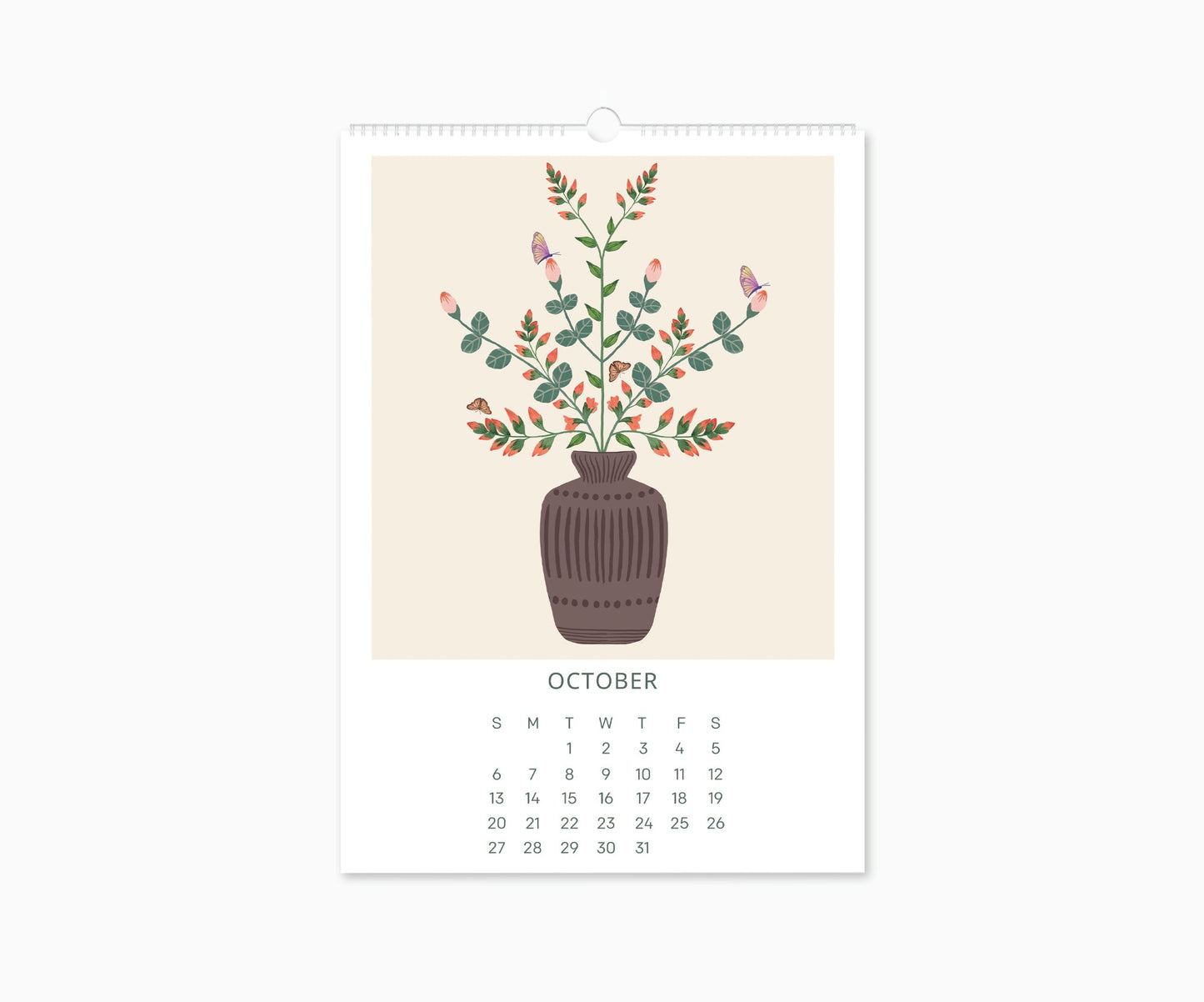 2024 Happy Blooms Wall Calendar | 16.5"  x 11.7"