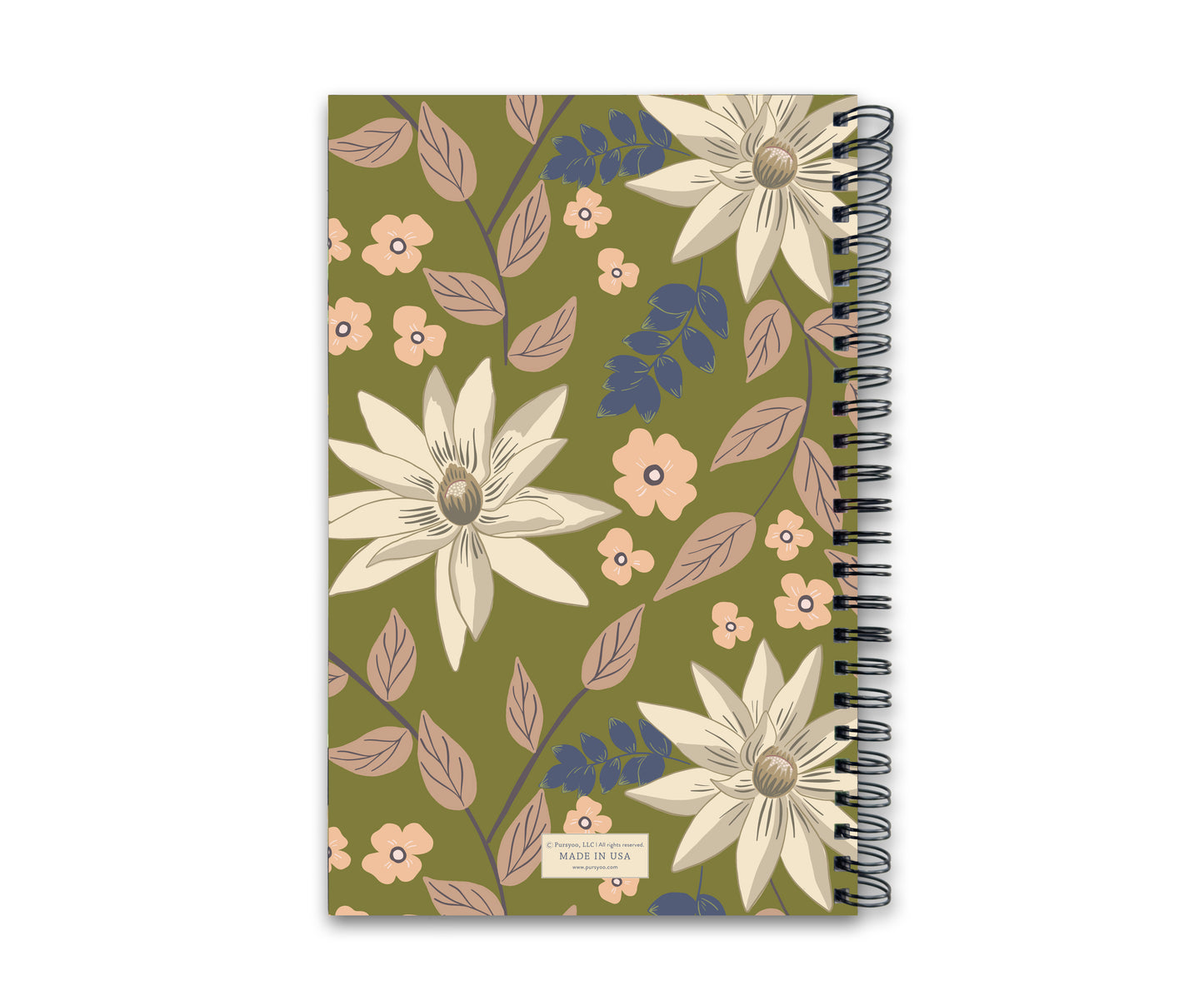 Compact and stylish, this 160-page spiral notebook is the ideal size for your bag or purse. Its eye-catching design combines functionality with aesthetics, making it the perfect on-the-go companion.