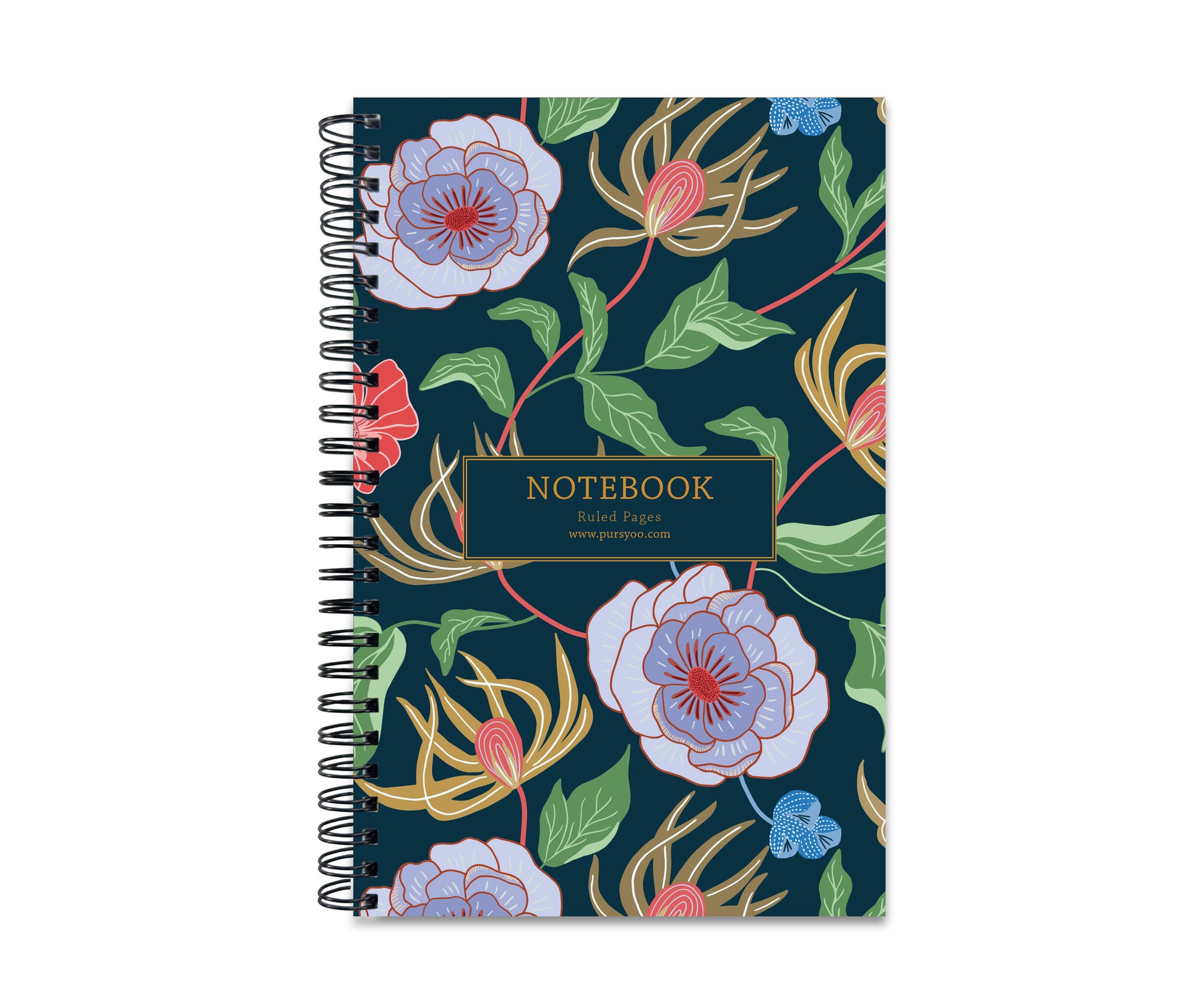 Ideal for both journaling and notetaking , this spiral notebook boasts stunning front and back covers adorned with a luxurious, soft velvety laminate. Whether you're capturing notes or expressing your thoughts, this notebook is the perfect blend of beauty and functionality.